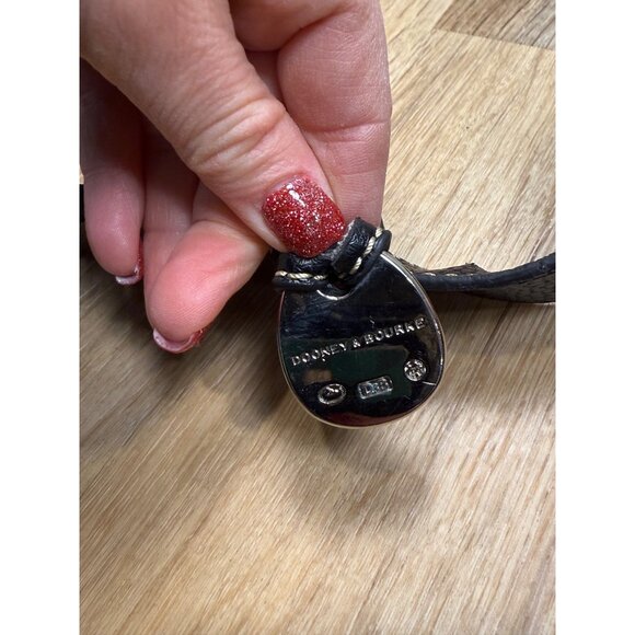 Vintage Dooney & Bourke Monogram Hobo Bag Canvas Matching Wallet - Picture 15 of 16